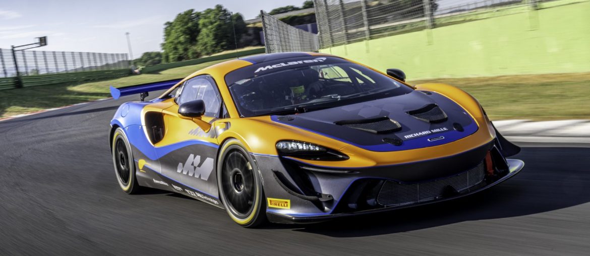 The new McLaren Artura GT4. Paddock Motorsport will run a single GT4 entry in 2023.