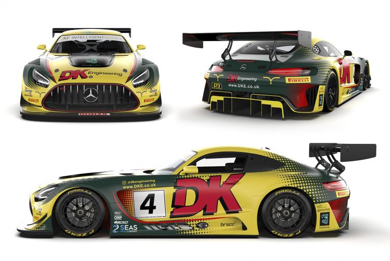 2 Seas Motorsport's DK Engineering backed Mercedes returns for 2023 with James Cottingham and Jonny Adam at the wheel.