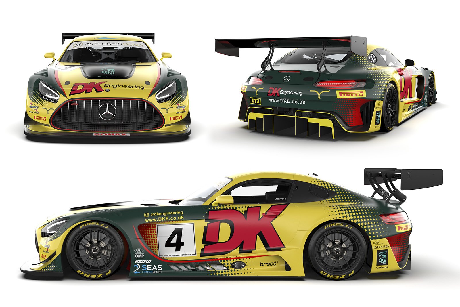 2 Seas Motorsport's DK Engineering backed Mercedes returns for 2023 with James Cottingham and Jonny Adam at the wheel.
