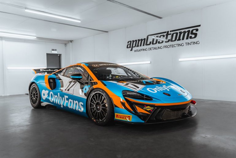 The OnlyFans Livery endures for Enduro Motorsport on the new McLaren Artura GT4.
