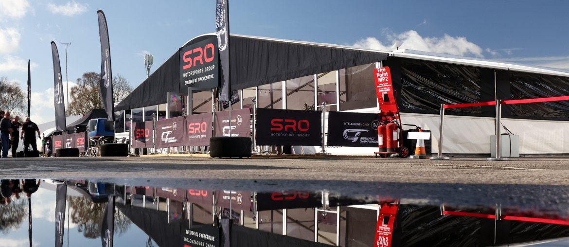 The SRO Hospitality unit at British GT weekends
