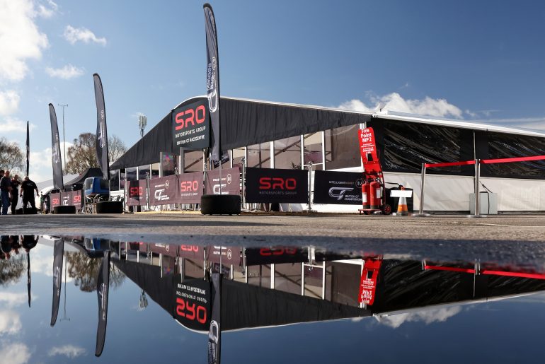 The SRO Hospitality unit at British GT weekends