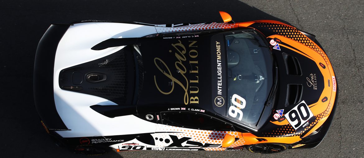 The Optimum Motorsport McLaren Artura which heads the British GT Championship GT4 standings as we enter Free Practice 2.