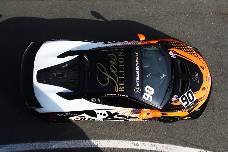 The Optimum Motorsport McLaren Artura which heads the British GT Championship GT4 standings as we enter Free Practice 2.