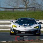The McLaren 570S GT4 of Chris Wesemael (GBR) and Guss Bowers (GBR) run by HHC Motorsport at Nelson on the Snetterton 300 Circuit during Media Day ahead of the 2020 Intelligent Money British GT Championship season.