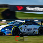 The Aston Martin V8 Vantage AMR GT3 of Ahmad Al Harthy (OMN) and defending champion Jonny Adam (GBR) from TF Sport at Nelson on the Snetterton 300 Circuit during Media Day ahead of the 2020 Intelligent Money British GT Championship season.