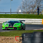 The Lamborghini Huracan GT3 EVO of John Searle (GBR) and Adam Hatfield (GBR)/Jordan Witt (GBR) run by JMH Automotive at Bomb Hole on the Snetterton 300 Circuit during Media Day ahead of the 2020 Intelligent Money British GT Championship season.
