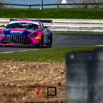 The Mercedes-AMG GT3 of Sam de Haan (GBR) and Patrick Kujala (FIN) run by RAM Racing at Bomb Hole on the Snetterton 300 Circuit during Media Day ahead of the 2020 Intelligent Money British GT Championship season.
