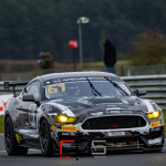 The Ford Mustang GT4 of Jordan Albert (GBR) and TBA (TBA) run by Academy Motorsport on the Senna Straight on the Snetterton 300 Circuit during Media Day ahead of the 2020 Intelligent Money British GT Championship season.