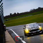 The Ford Mustang GT4 of Jordan Albert (GBR) and TBA (TBA) run by Academy Motorsport on the Senna Straight on the Snetterton 300 Circuit during Media Day ahead of the 2020 Intelligent Money British GT Championship season.