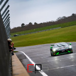 The McLaren 570S GT4 of Nick Moss (GBR) and James Pickford (GBR) run by Optimum Motorsport on the Senna Straight on the Snetterton 300 Circuit during Media Day ahead of the 2020 Intelligent Money British GT Championship season.