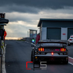 The Ford Mustang GT4 of Will Moore (GBR) and Matt Nicoll-Jones (GBR) run by Academy Motorsport on pit lane on the Snetterton 300 Circuit during Media Day ahead of the 2020 Intelligent Money British GT Championship season.