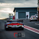 The Aston Martin V8 Vantage AMR GT3 of Andrew Howard (GBR) and Ross Gunn (GBR) run by Beechdean AMR in pit lane on the Snetterton 300 Circuit during Media Day ahead of the 2020 Intelligent Money British GT Championship season.